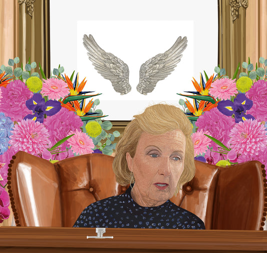 Mothers Who Have Lost – Digital Portrait on Aluminium