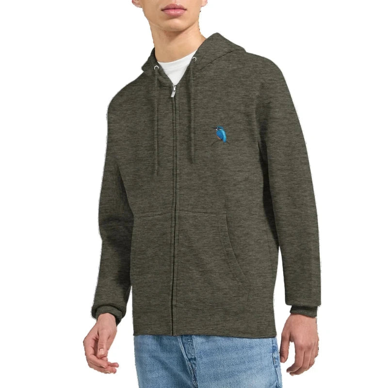 Kingfisher zipped hoodie