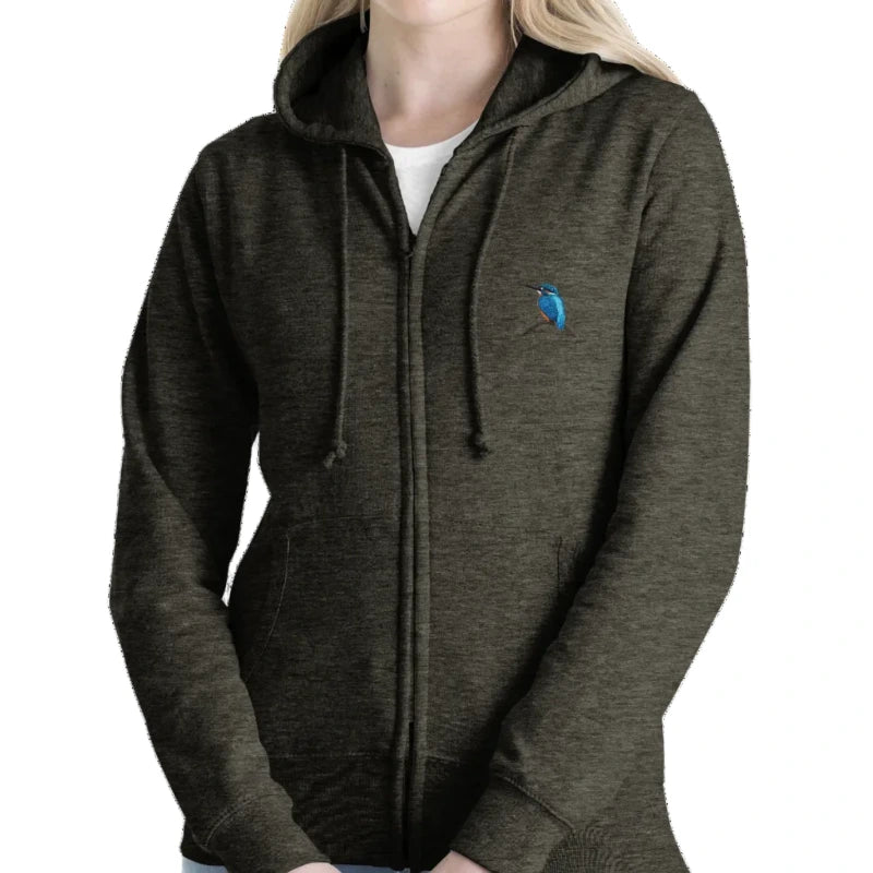 Kingfisher Zipped Hoodie