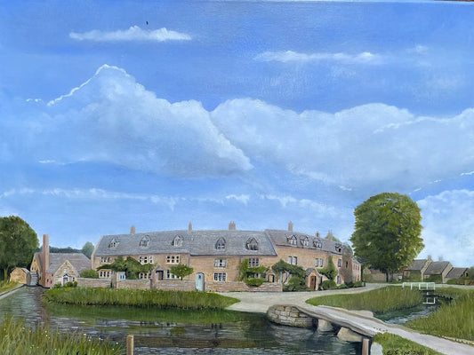 Lower Slaughter - Original Oil Painting