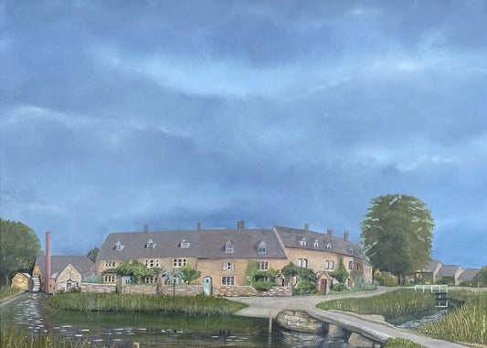 Lower Slaughter - Original Oil Painting