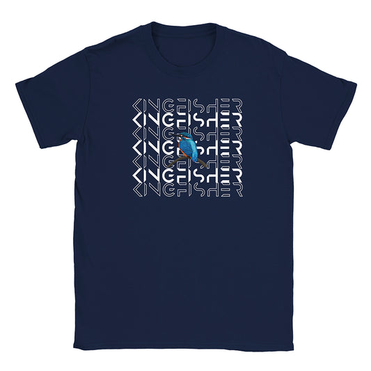 Kingfisher on branch T-shirt
